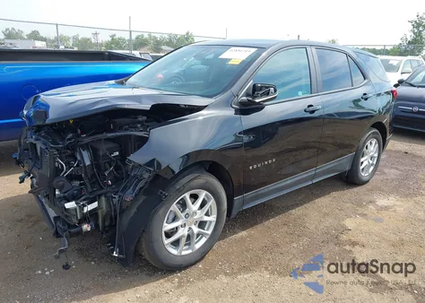 2024 Chevrolet Equinox Fwd Ls из США, поврежденный, VIN 3GNAXHEG7RL165829